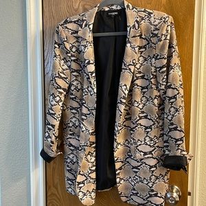 Boutique Snake Print Blazer